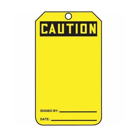 Accuform Plastic, 2-1/2 in Width, 1.56 in Height, , 25 PK MDT623CTP